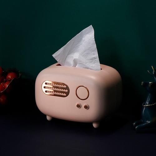 Fun Retro Redio Tissue Boxes For Home Deacor Napkin Holder Kitchen Tissue Box Storage Organiser Boxbox Table Toilet Paper Holder