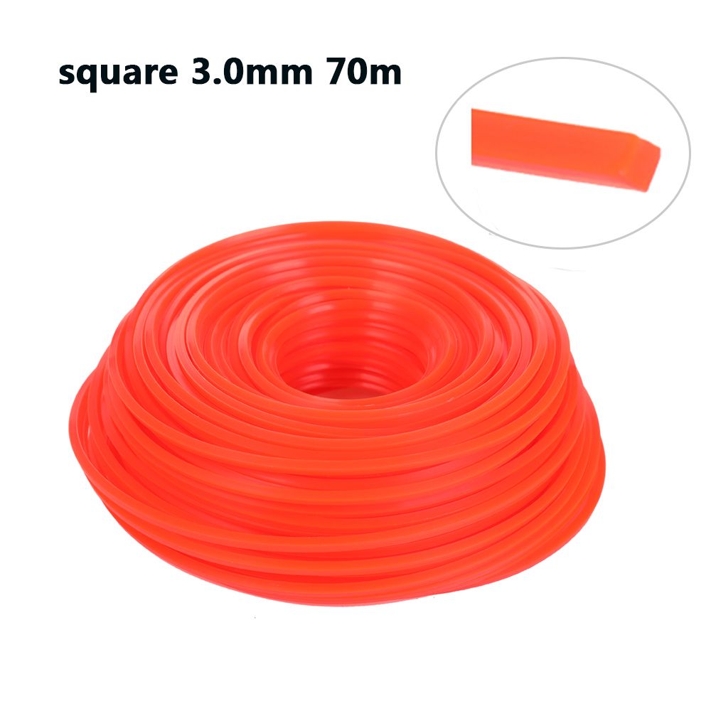 90m 6Type Nylon Trimmer Rope Fine Quality Brush Cutter Head Strimmer Line Mowing Wire Lawn Mower Accessory