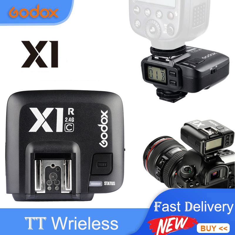 Godox X1 TTL Wireless Radio Flash Trier Transmitter Or Receiver For Canon Nikon Sony Olymous Fuji Studio Speedlite Flash