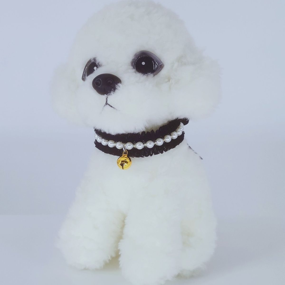 Cat Collar Dog Cat Imitation Pearl Neck Strap Pet Jewelry Black