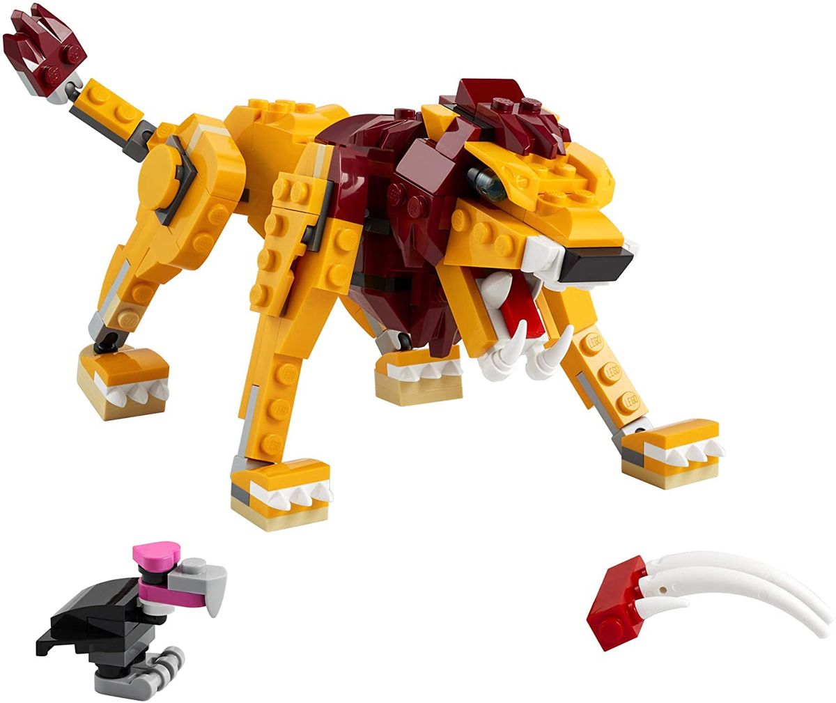Creator 3in1 Wild Lion 31112 Toy Building Kit (224 Pcs)