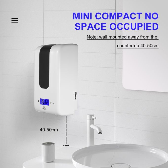Automatic Foam Dispenser With ℃/℉ Switchable Battery