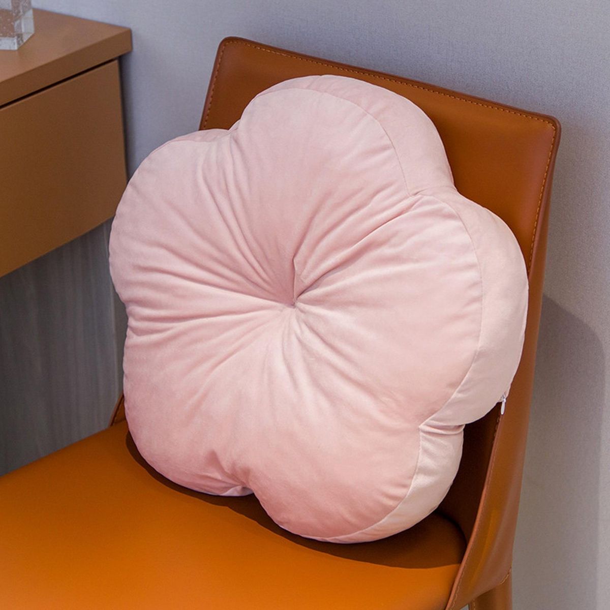 Cushion Multifunctional Creative Flower Throw Pillow Back Cushion Pink