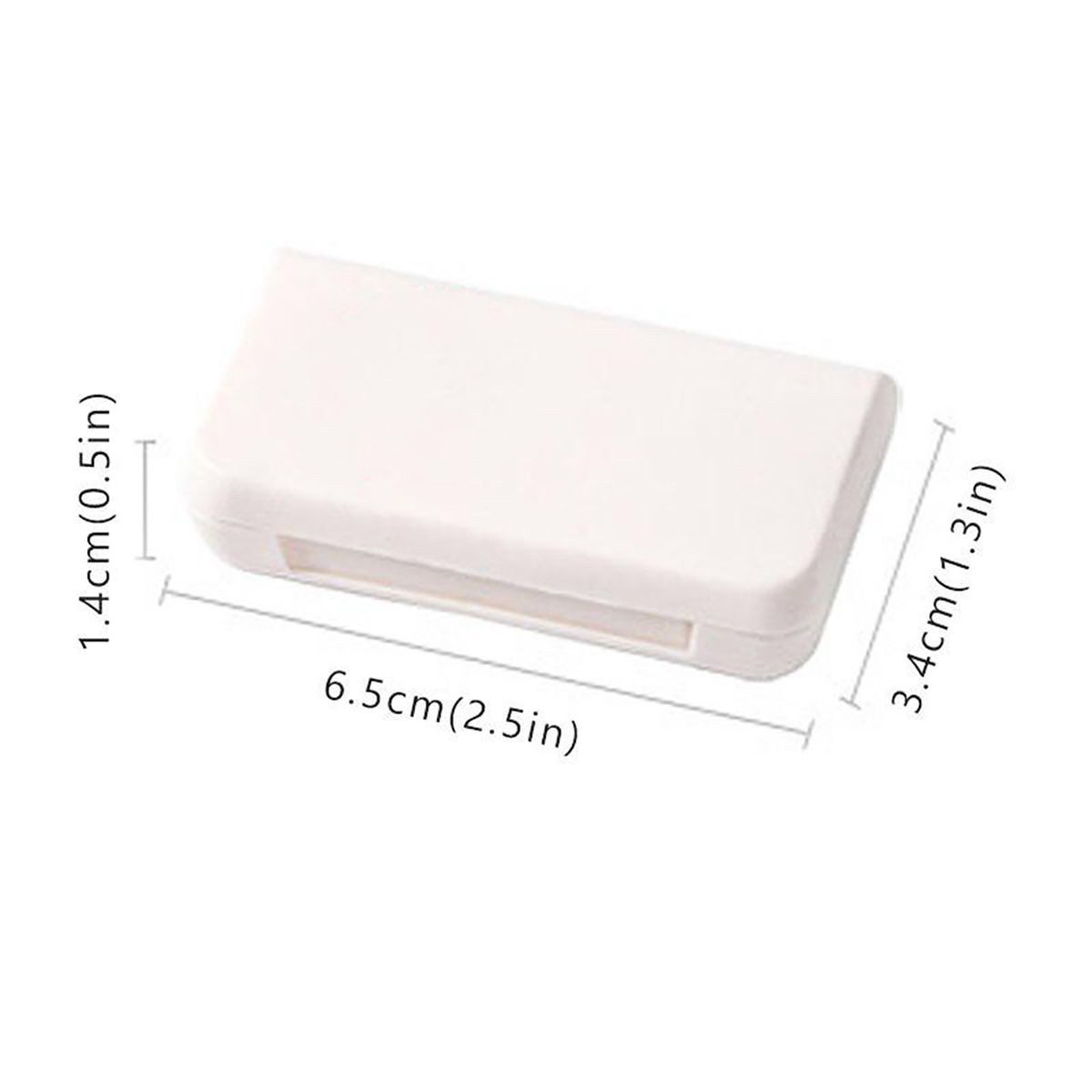 1Pc Pill Storage Small Size Eco-friendly PP Small Pill Box-