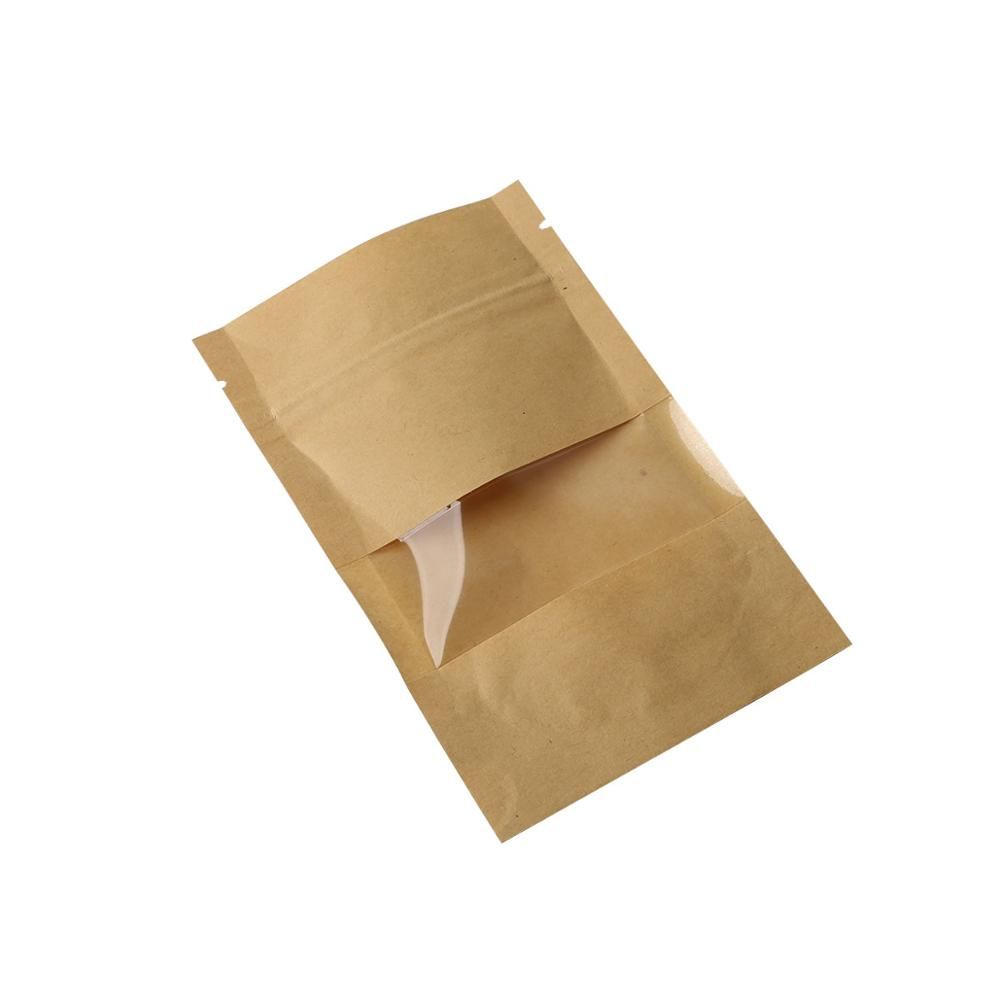 Brown Kraft Paper Gift Cookies Bags Wedding Candy Packaging