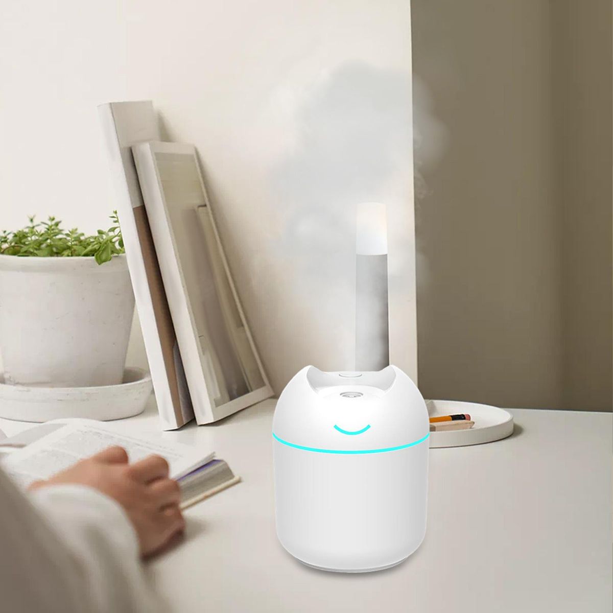 Mini Portable Humidifier For Bedroom Silent 250ml With