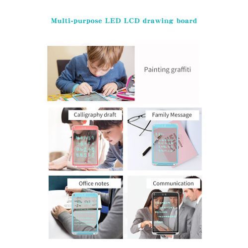 4.4Inch Electronic Drawing Board LCD Screen Writing Digital Graphic Drawing Tablets Electronic Handwriting Pad Toys For Children(#4.4 Coffee)