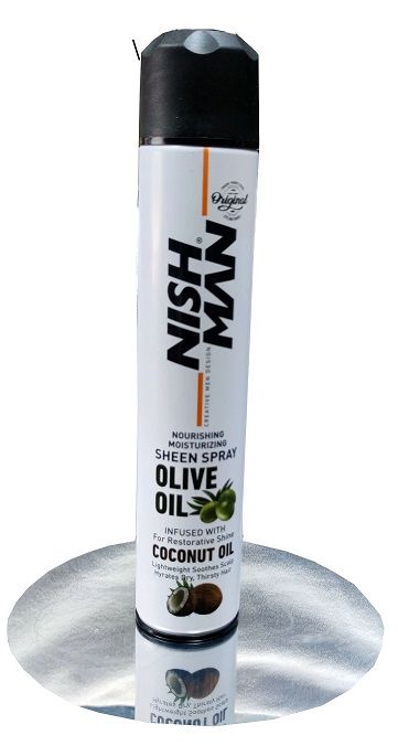 NISHMAN OLIVE OIL SHEEN SPRAY 400ML - COCONUT OIL