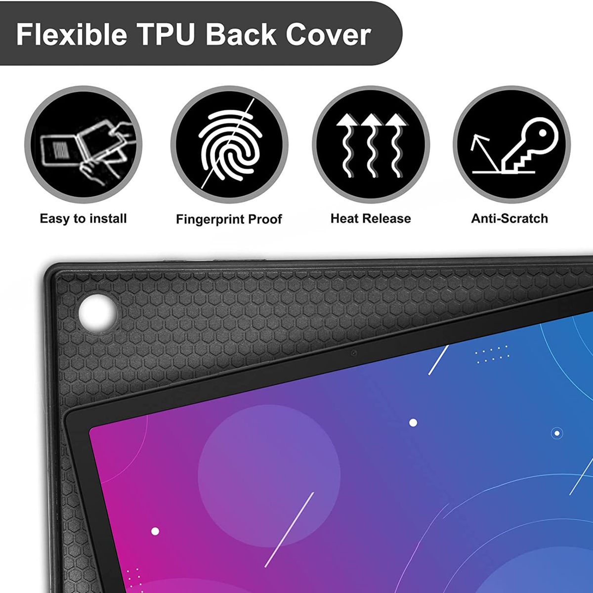 Tablet Protective Case With Bt Keyboard Pen Slot Touchpad