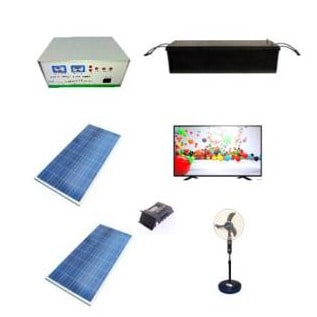 1000watts Solar kit With 200amps Battery & 26