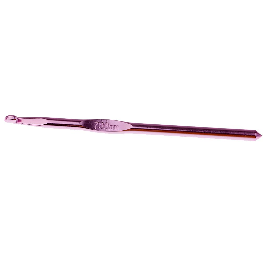 7mm Aluminum Afghan Aluminium Crochet Hook Knitting  Knit 7mm