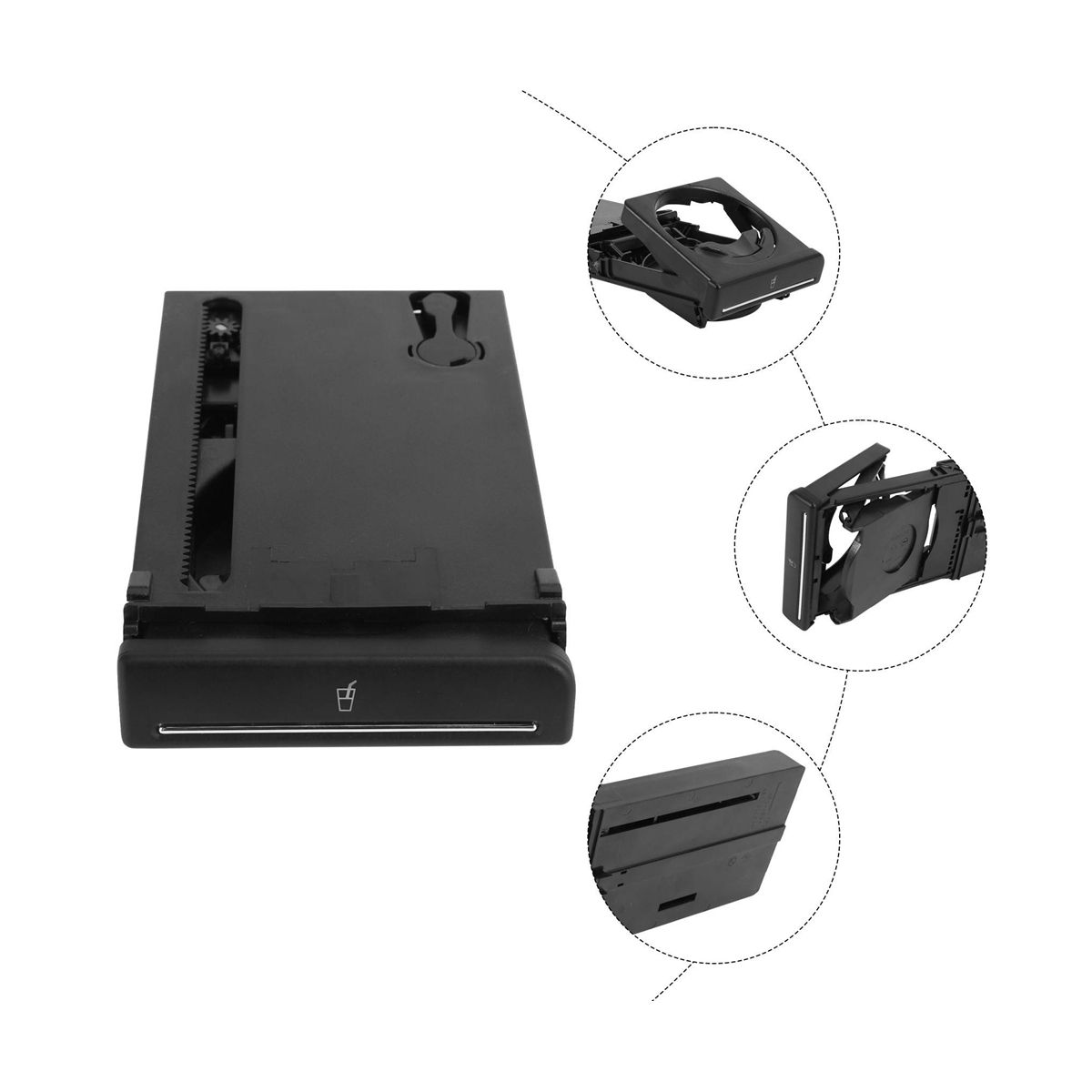 8E1862534K Front Dash Cup Holder Cup Holder Cup Holder Drink Car for A4B6B7 2002-2008