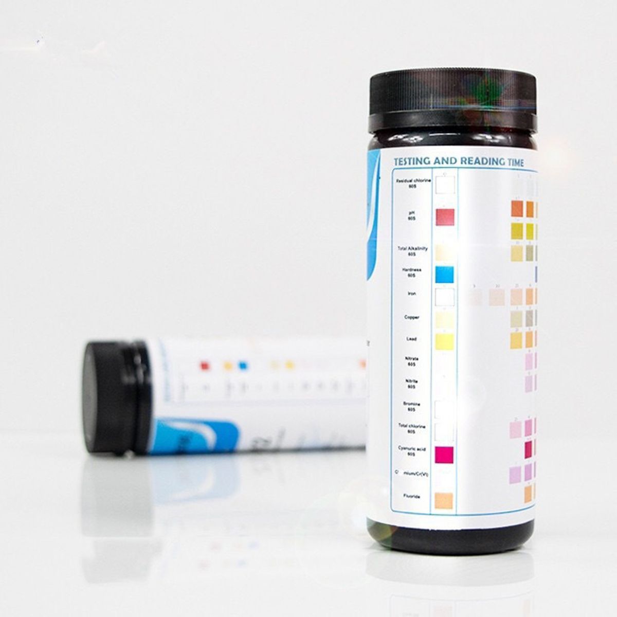 50 PCS Pool And Spa Test Strips,14-in-1 Swimming Pool Water