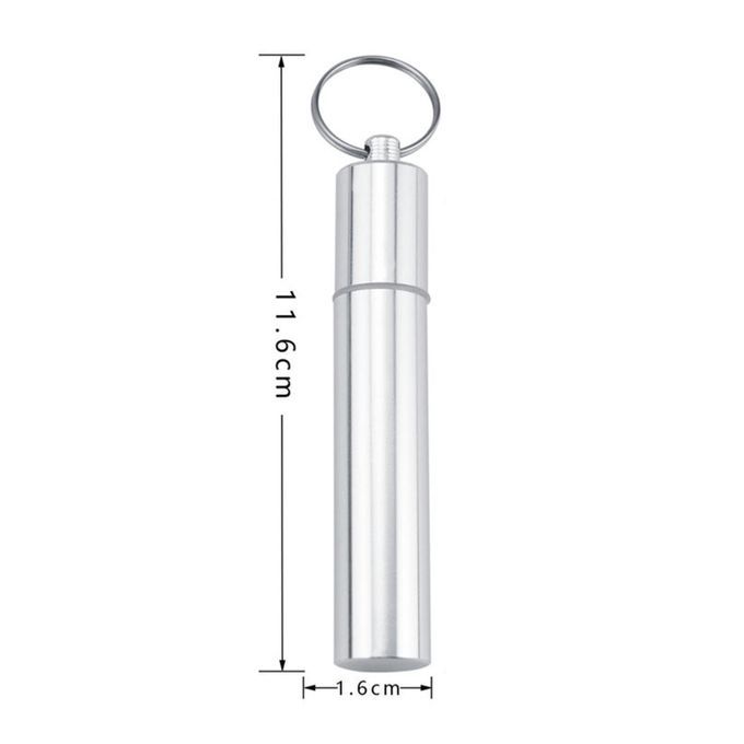 Pocket Stainless Steel Toothpick Kit Tooth Flossing 3Pcs Large Kit