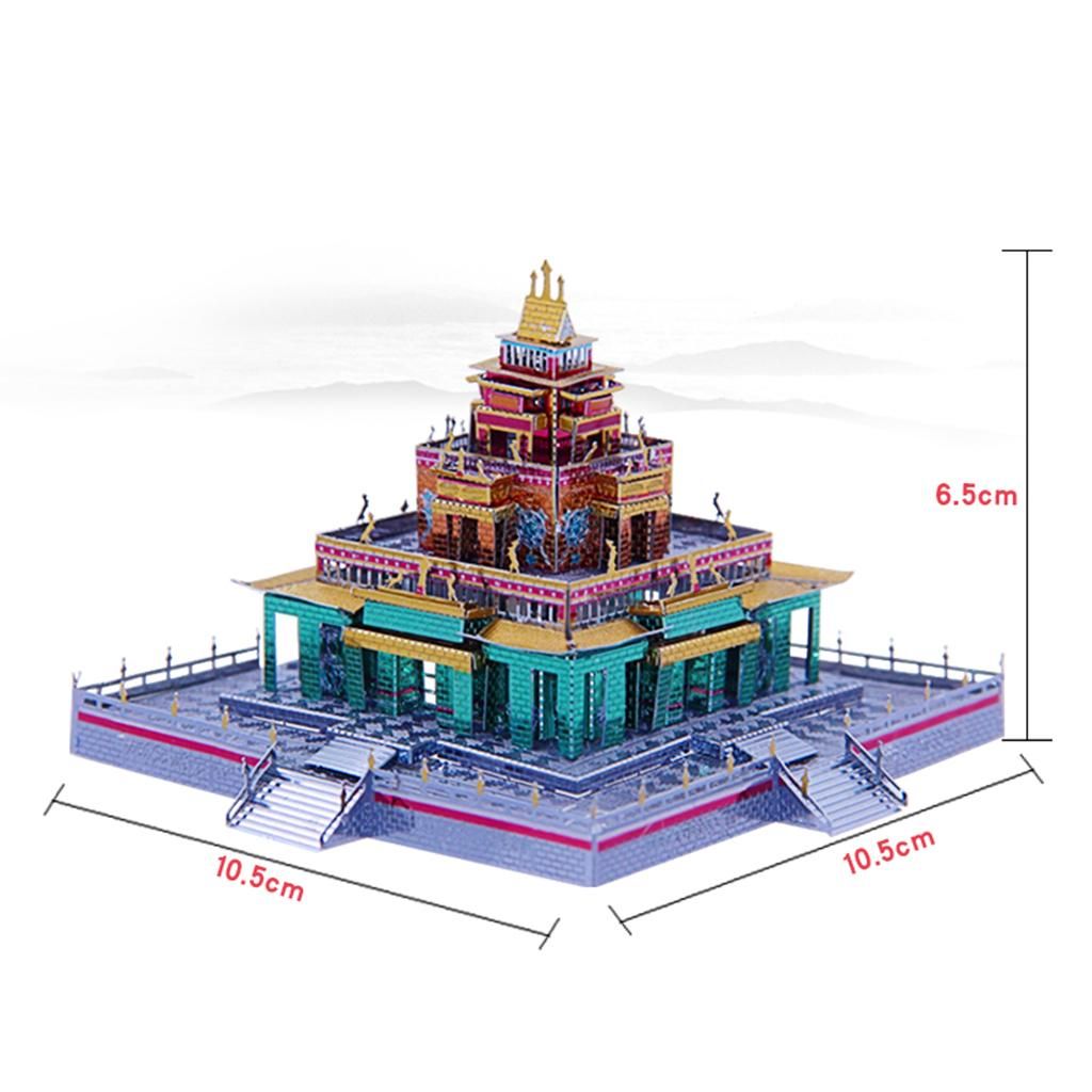 Metal 3D Puzzles Architectural Building Model Kits For Adults Teens