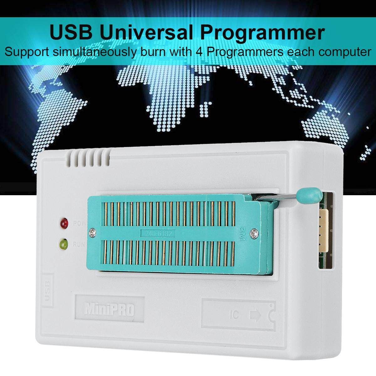 XGecu TL866II Plus USB Programmer For 15000+IC Flash NAND EEPROM MCU PIC AVR