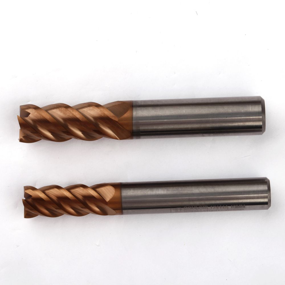 Blade Diameter 12mm Overall Length 100mm 4 Flutes Sharp Corner End Mill Carbide Cutter CNC Milling Tool