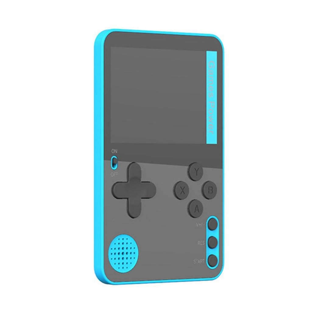 500 Games MINI Portable Retro Video Console Handheld Game Advance Players Boy 8 Bit Built-in Gameboy 2.4 Inch Screen(B)