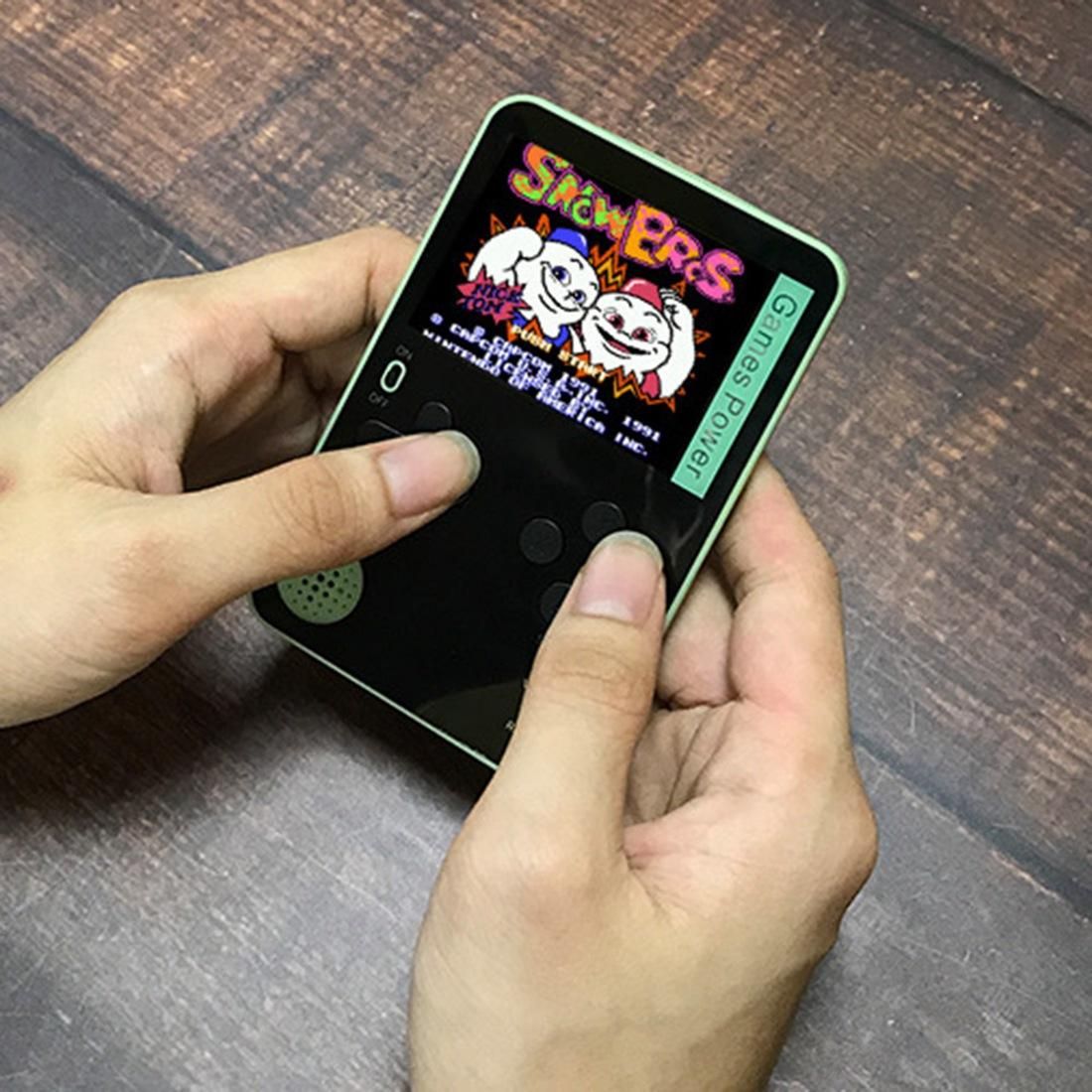 500 Games MINI Portable Retro Video Console Handheld Game Advance Players Boy 8 Bit Built-in Gameboy 2.4 Inch Screen(B)