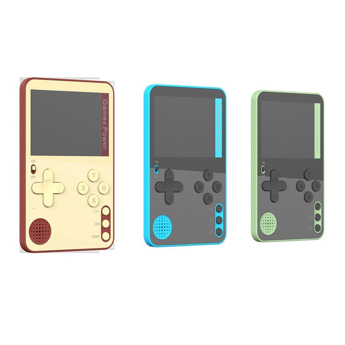 500 Games MINI Portable Retro Video Console Handheld Game Advance Players Boy 8 Bit Built-in Gameboy 2.4 Inch Screen(B)