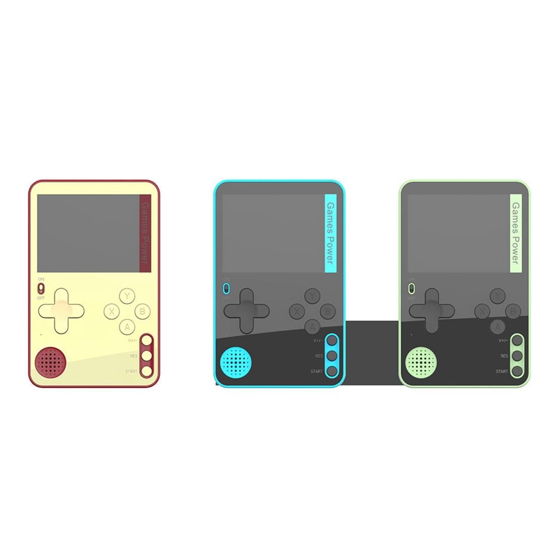 500 Games MINI Portable Retro Video Console Handheld Game Advance Players Boy 8 Bit Built-in Gameboy 2.4 Inch Screen(B)