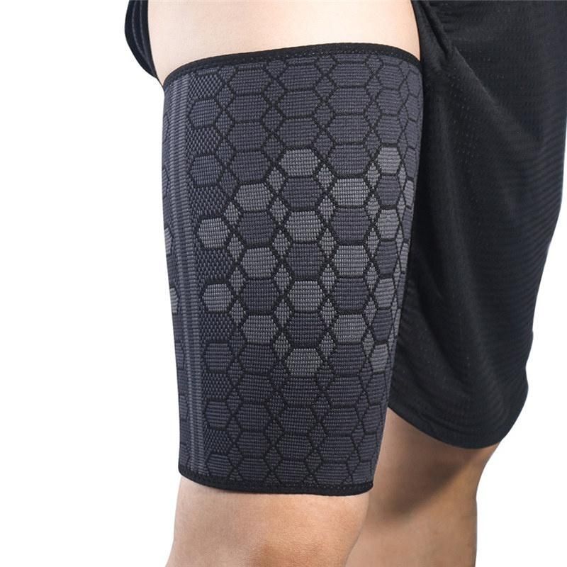 1pc Thigh Supports Compression Quad Hamstring Upper Leg Brace for Sports