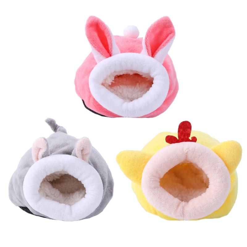 Pet Mouse Guinea Pig Bed Pet Sleeping House Warm Hamster