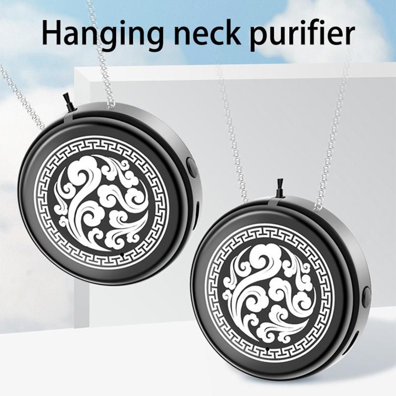 Children's Air Purifier Personal Wearable Mini Portable 100 Million Negative Ion Necklace Hanging Neck Purifier Blue