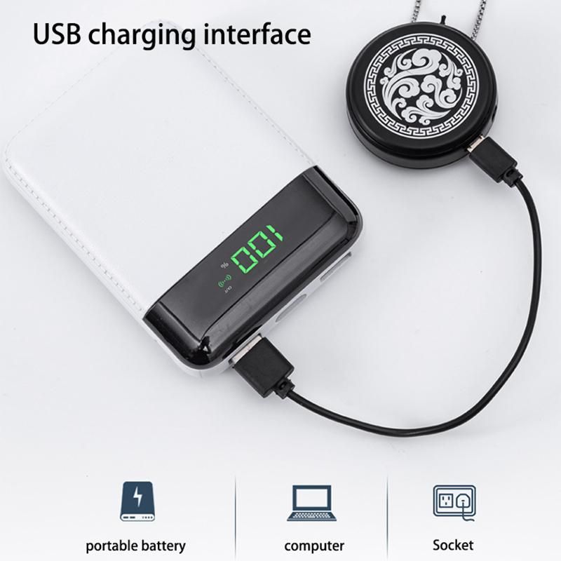 Children's Air Purifier Personal Wearable Mini Portable 100 Million Negative Ion Necklace Hanging Neck Purifier Blue