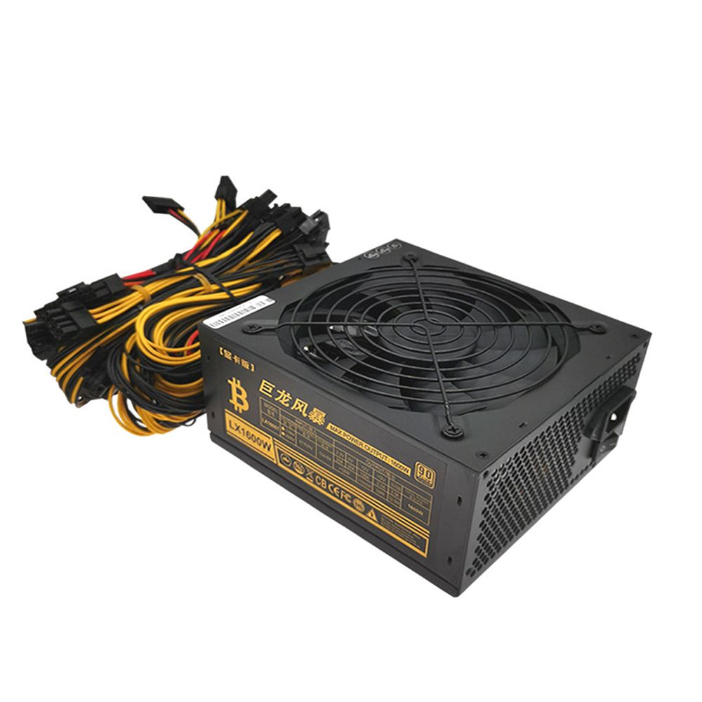 1800W Non-Modular Power Supply 140mm Quiet Fan High Air