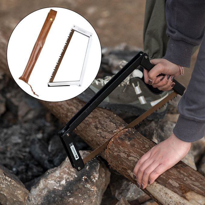 Portable Assembled Hand  Handsaws Survival  Pruning Tree Silver