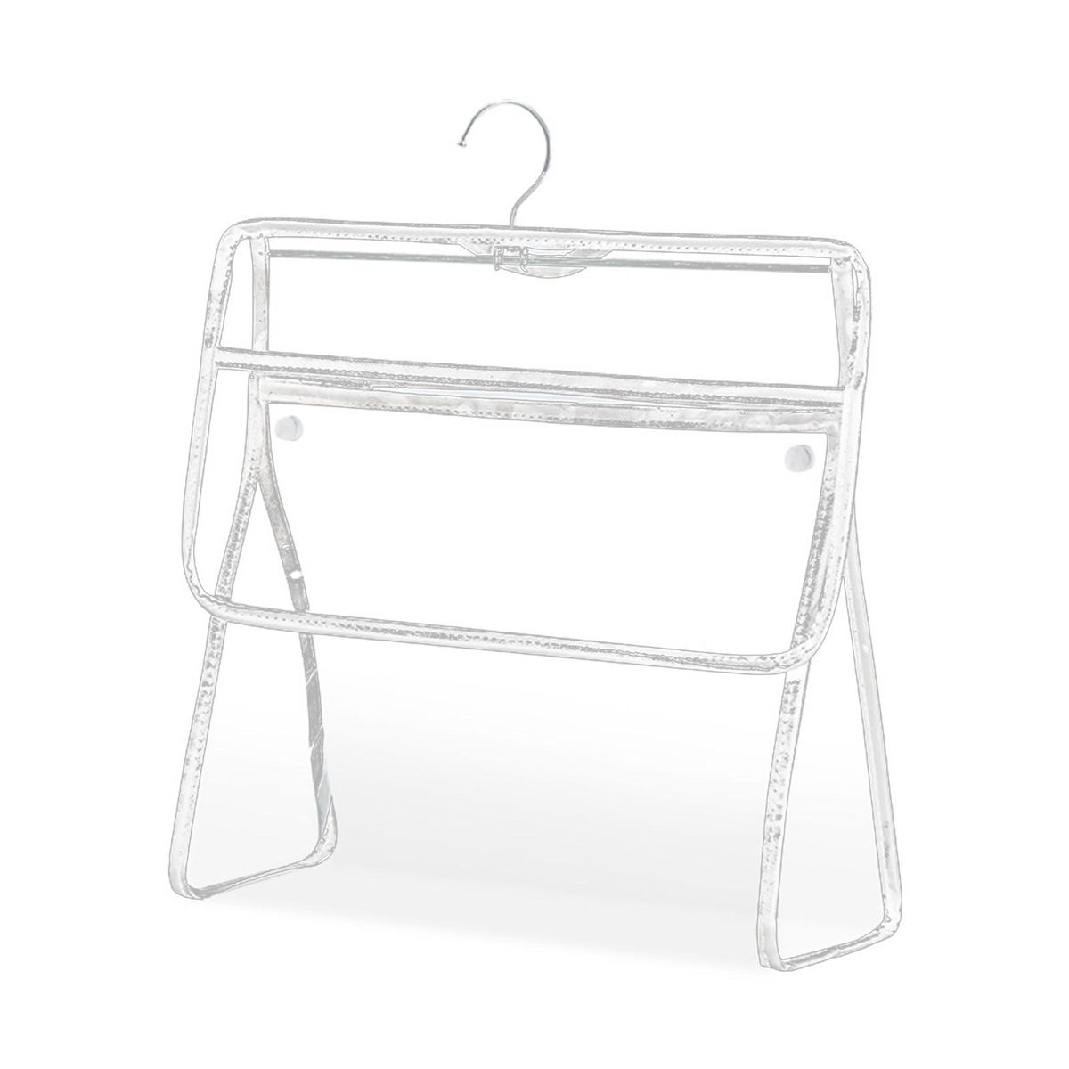 Tpu Material Storage Bag Transparent Wall Storage Bag with Phone White