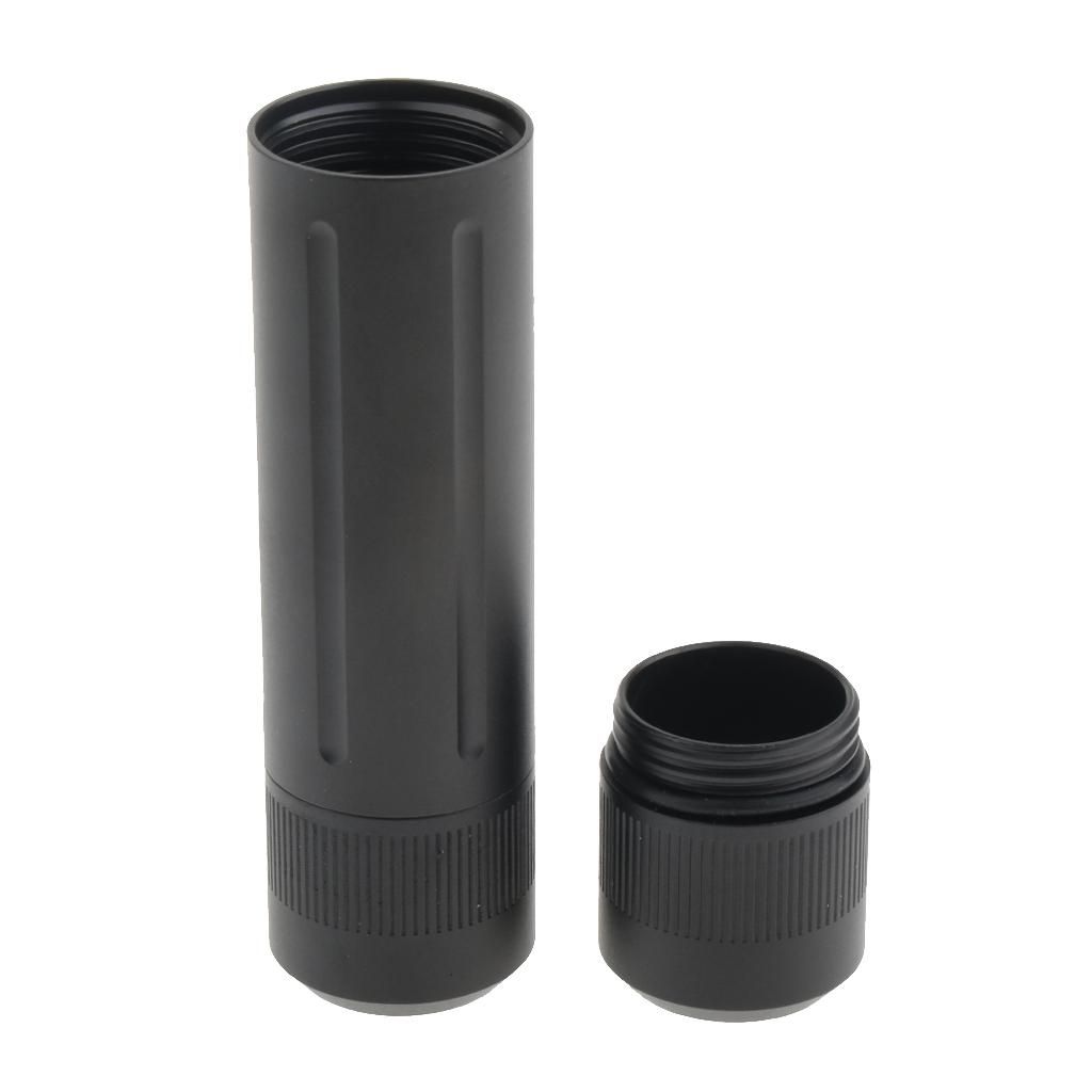 Outdoor Survival Aluminium Case Waterproof  Sealed Bottle