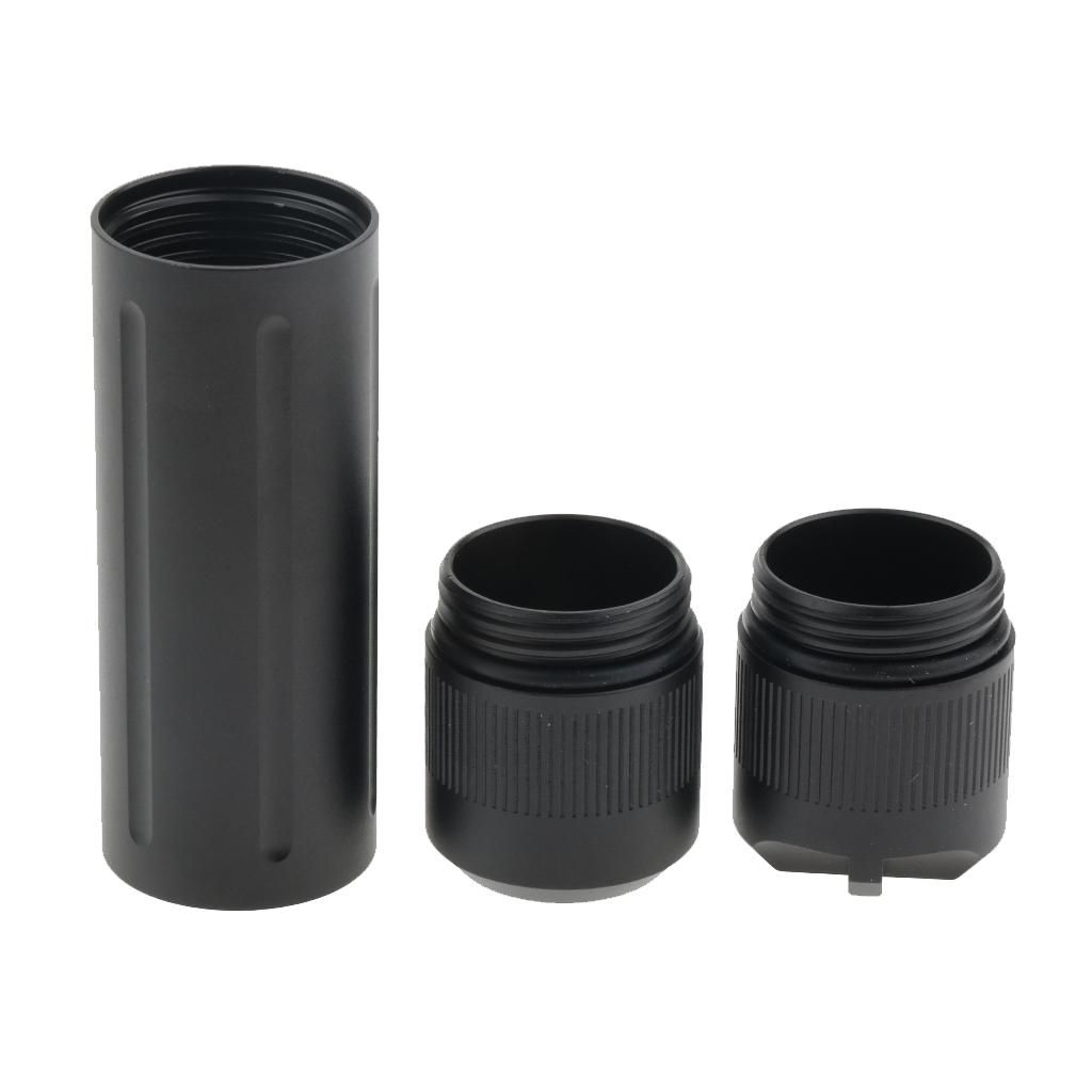 Outdoor Survival Aluminium Case Waterproof  Sealed Bottle