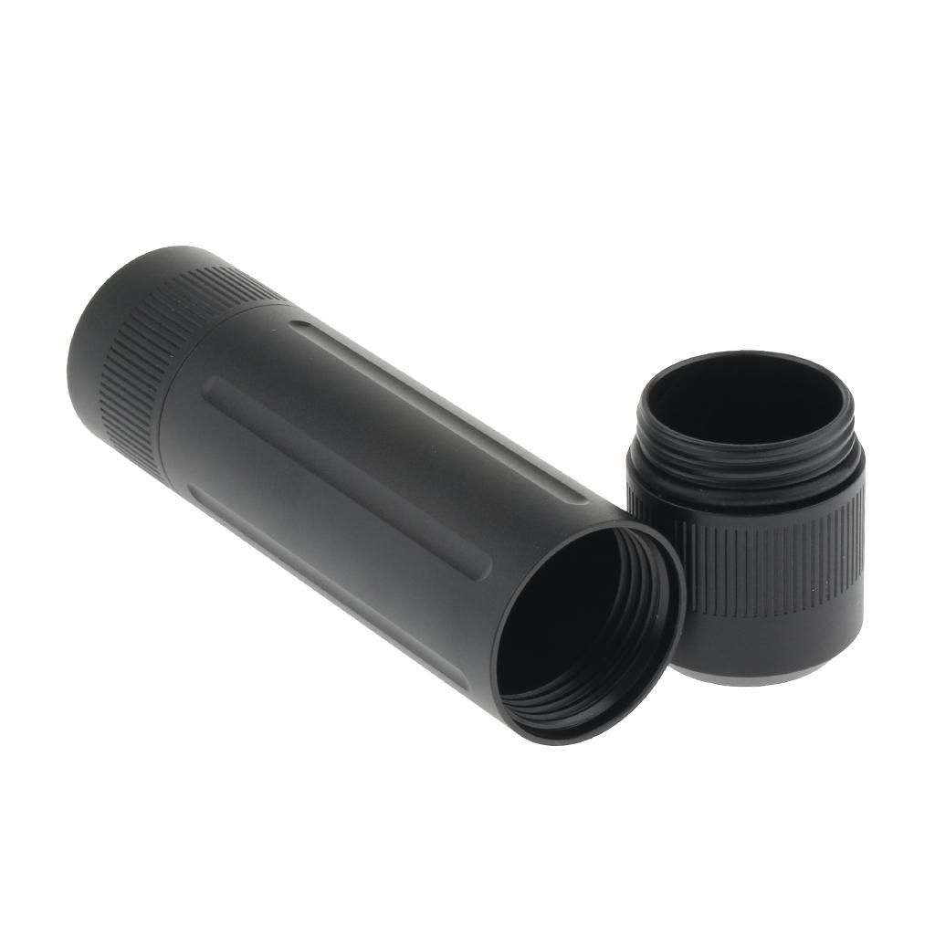Outdoor Survival Aluminium Case Waterproof  Sealed Bottle