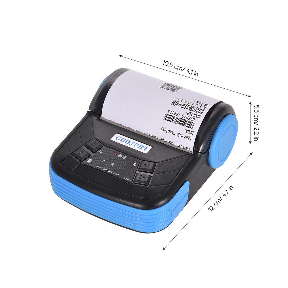 MTP-3 80mm BT Thermal Printer Portable Lightweight