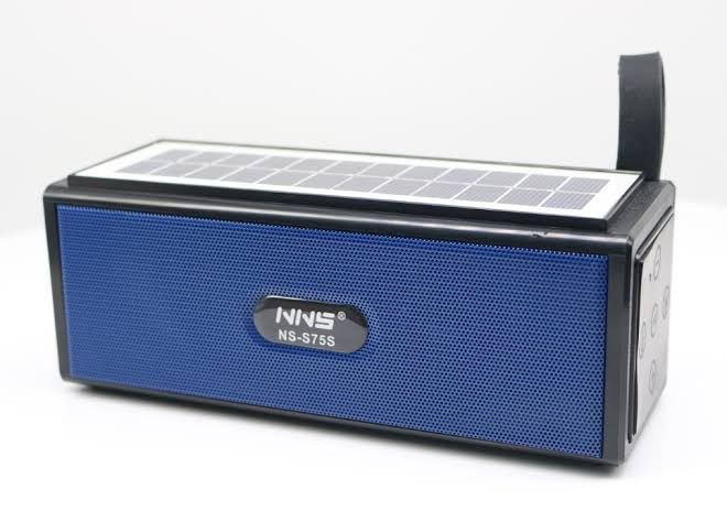 Super Bass Portable Solar Bluetooth Wireless Speaker With Touch, Fm Etc  (Sunlight & Electricity)