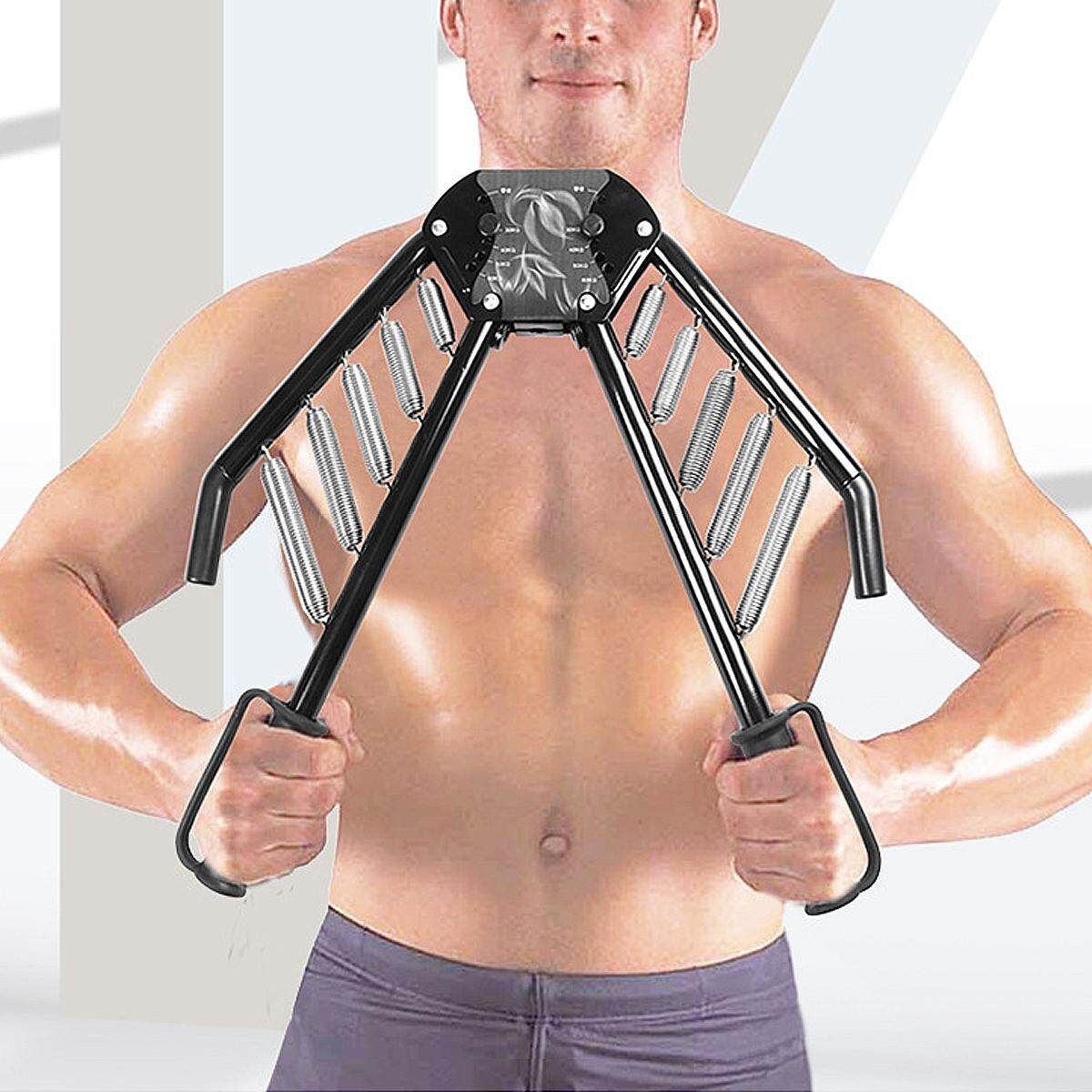4In1 Arm Exercises Twister Chest Back Expander Adjustable Strength Trainer Pull