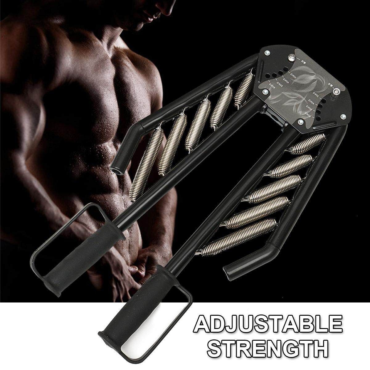 4In1 Arm Exercises Twister Chest Back Expander Adjustable Strength Trainer Pull
