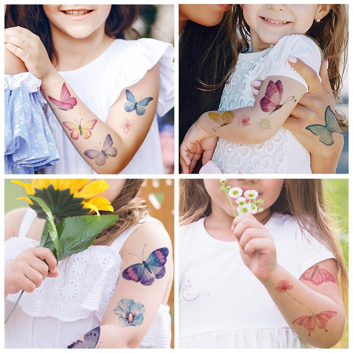 10Pcs Butterfly Temporary Butterfly Stickers Decals For