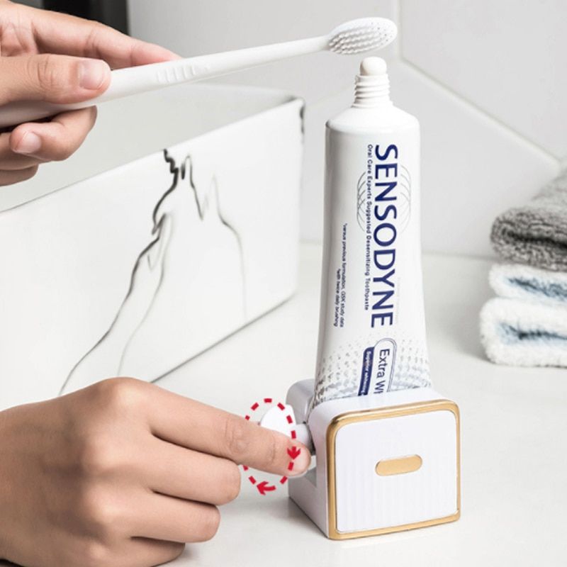 Toothpaste Squeezer For Bathroom Tooth Paste Tube Dispenser