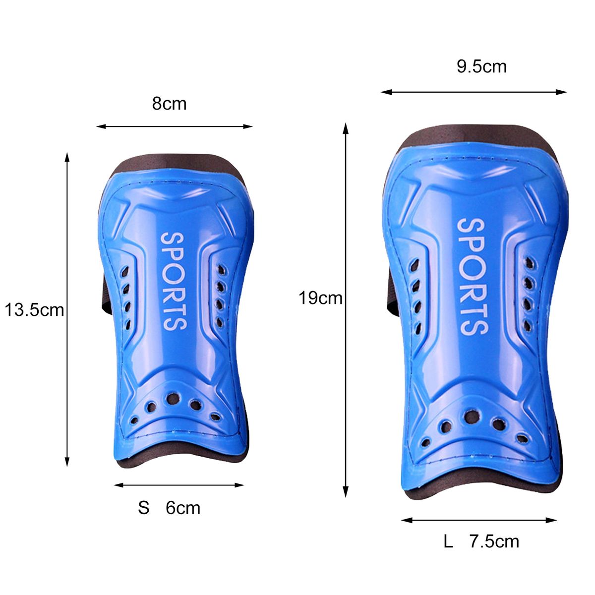 1 Pair Shin Guard Professional Shields Legging Shinguard Blue