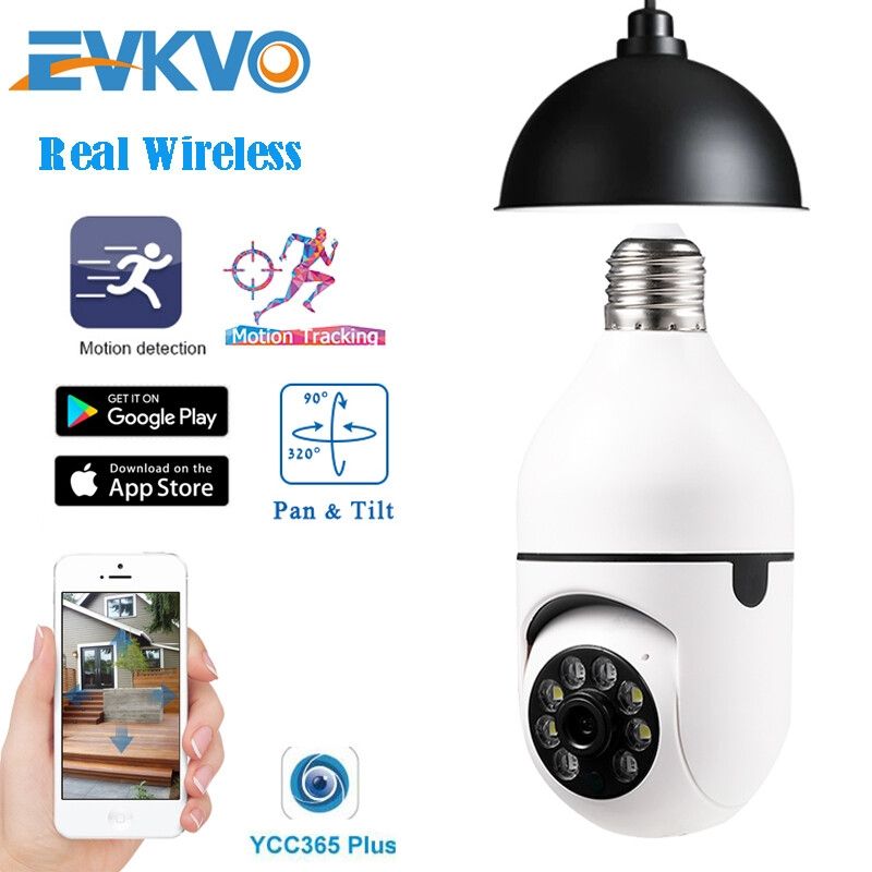 4X ZOOM PTZ 3MP WiFi Mini IP Camera Wireless Auto Tracking Pan Tilt CCTV Waterproof Night Vision