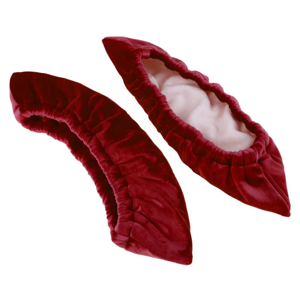 Ice Hockey Figure Skate Terry  Covers Leak Molding  Red XXXL