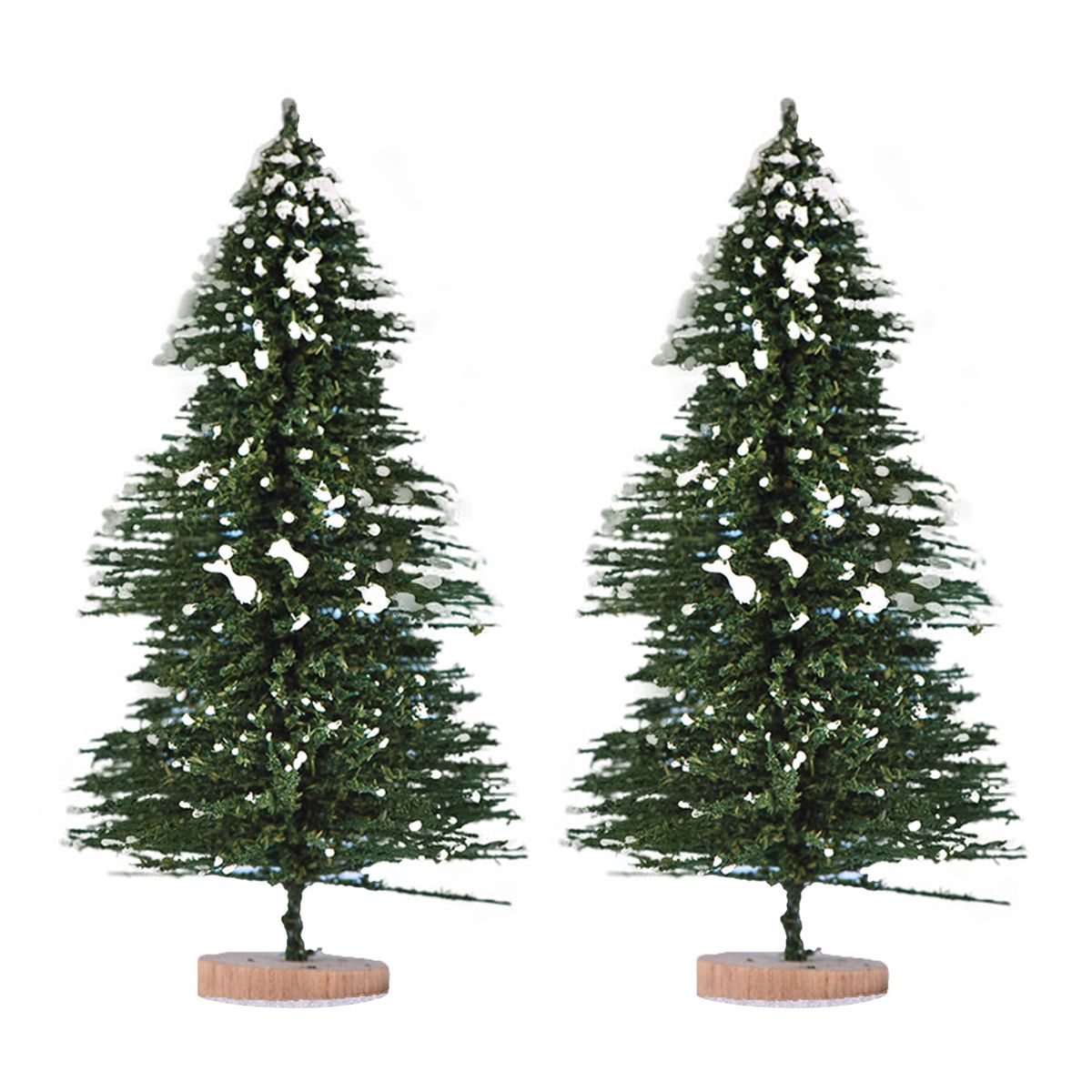 Sturdy Mini Christmas Tree Ornamental Plastic-Dark Green