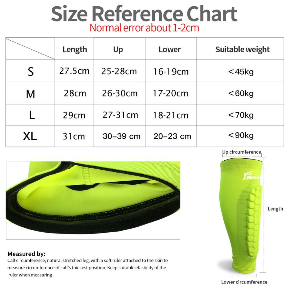 Womne Men Teen Kids Football Shin Guards Soccer Honeycomb Anti-collision Compression Legwarmers Gym Leg Calf Sleeves Custom Logo-Green