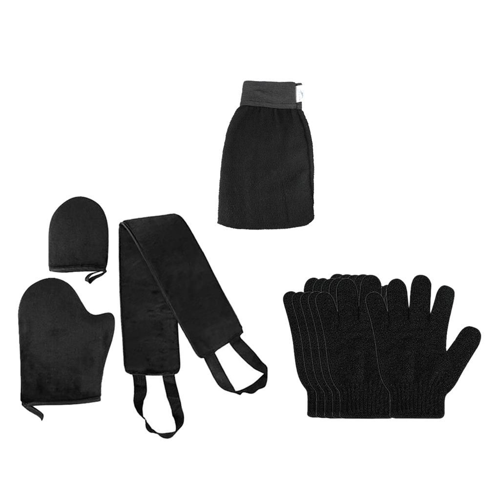1 Set Self Tanner Back Body Mitt Applicator   Mousse