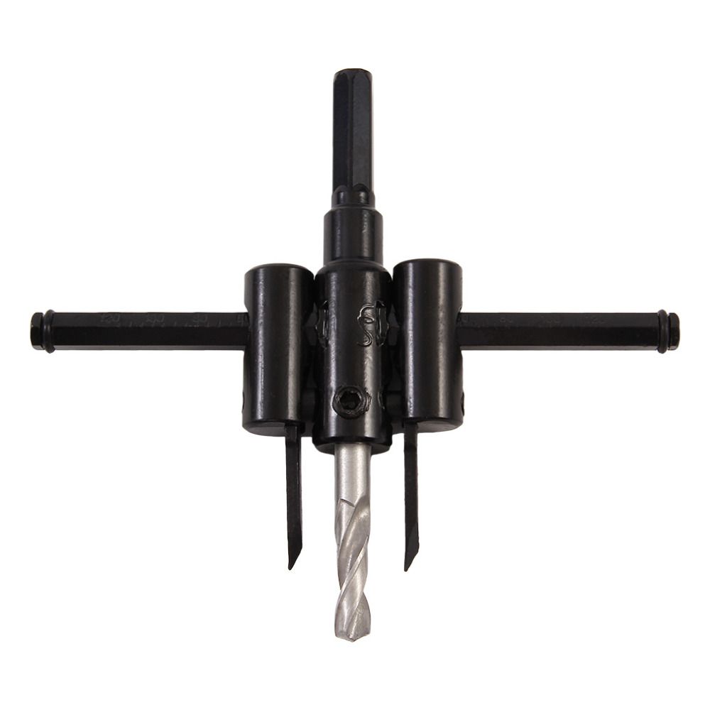 Adjustable Metal Alloy Steel Wood Circle Hole Saw Drill Bit