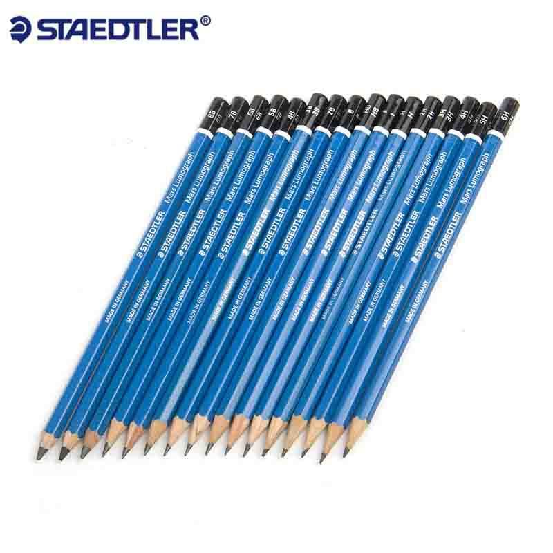 12pcs Staedtler Mars Lumograph Drawing Sketching P