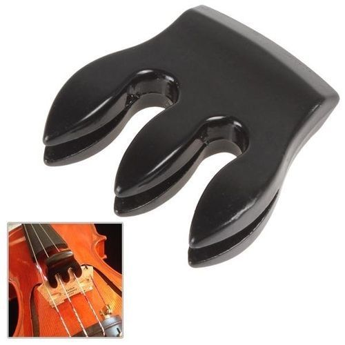 Practical Black Metal 3 Prong Violin Mute For Beginners